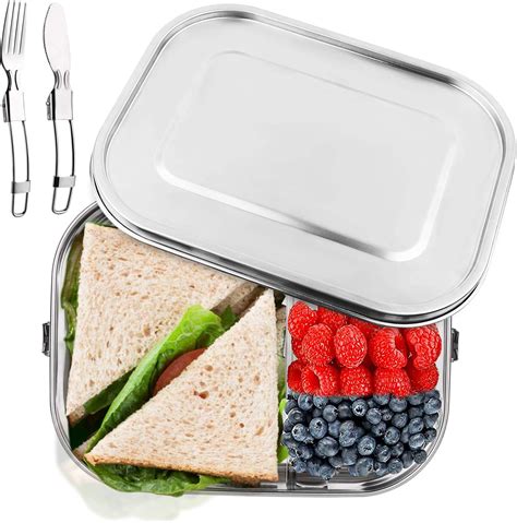 stainless steel bento box big|metal bento boxes for adults.